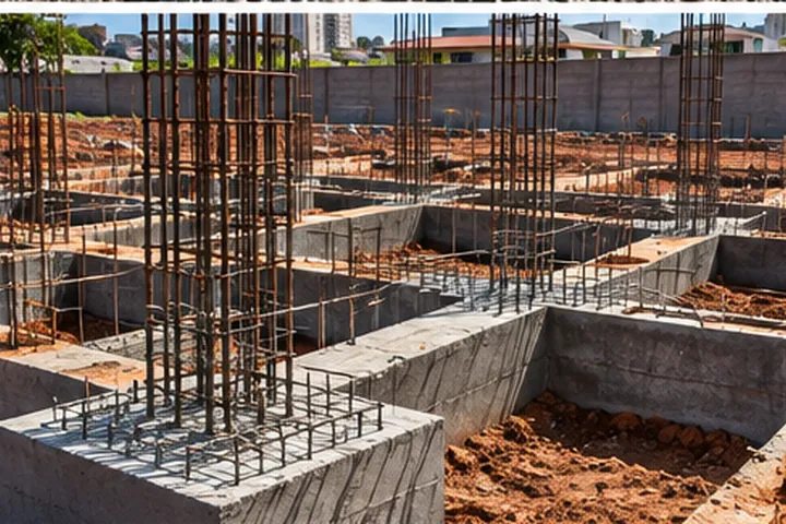 Fundação em concreto armado