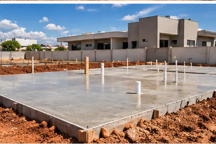 Radier em concreto
